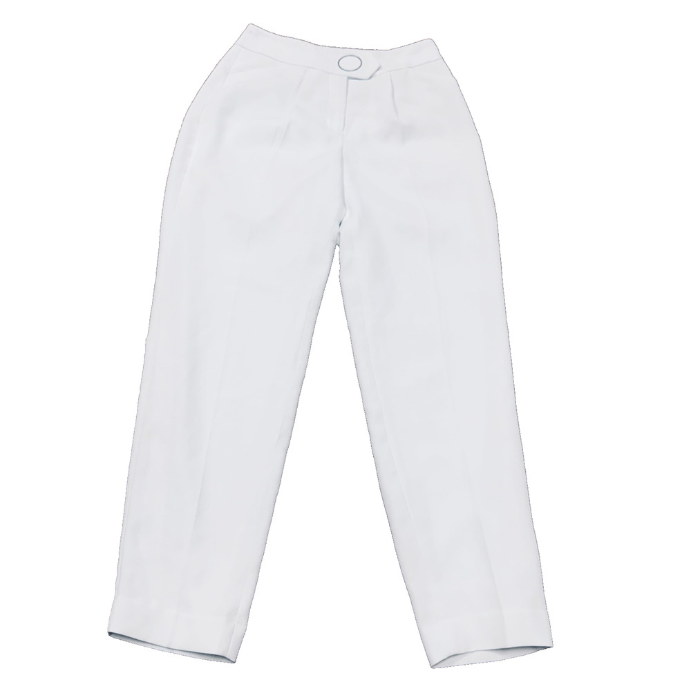 Express Ankle High Rise Trouser Dress White Pants cropped sz 0R career‎ office